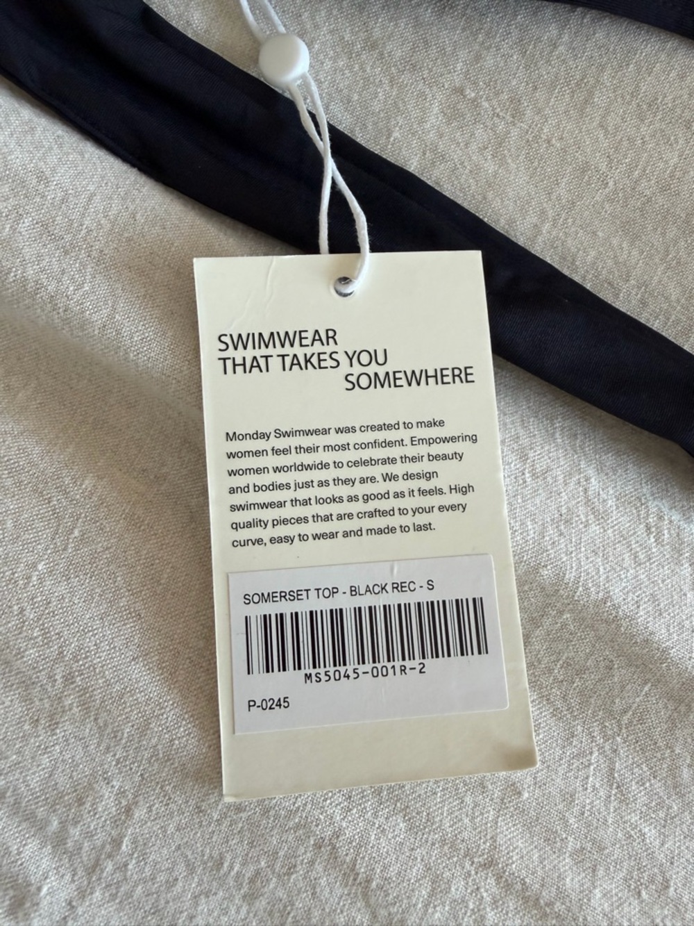 Monday Swimwear Black Somerset Underwire Top - Picture 4 of 4